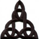 Celtic knot Irish goth biker tattoo retro magic applique iron-on patch new S-530