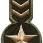 Army navy military insignia rank war biker retro applique iron-on patch S-637