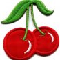 Cherry cherries fruit applique iron-on patch S-285