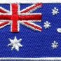 Flag of Australia Australian Oz Down Under applique iron-on patch med. new S-348