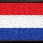 Flag of the Netherlands Dutch Amsterdam applique iron-on patch Medium S-782