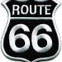 Route 66 retro muscle cars 60s americana USA applique iron-on patch new S-274