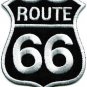 Route 66 retro muscle cars 60s americana USA applique iron-on patch new S-274
