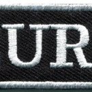 Security police law enforcement staff applique iron-on badge patch new S-708