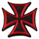 Lot of 4 German Iron Cross military medal WW2 war biker iron-on applique patches