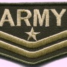 Army military insignia rank war biker retro applique iron-on patch new S-47