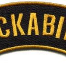 Rockabilly retro rock and roll folk music biker applique iron-on patch S-1106