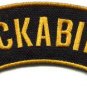 Rockabilly retro rock and roll folk music biker applique iron-on patch S-1106