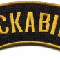 Rockabilly retro rock and roll folk music biker applique iron-on patch S-1106
