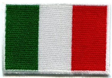 Italian flag Italy Rome hope faith charity applique iron-on patch Small S-101