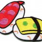 Nigiri sushi fish nori rice Japan nigirizushi applique iron-on patch new S-696