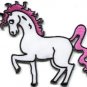 Unicorn fantasy horse greek pegasus 70s retro applique iron-on patch new S-296