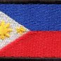 Flag of Philippines Filipino Southeast Asia applique iron-on patch Medium S-784