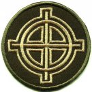 Gun sight gunsight zodiac symbol weapon firearm applique iron-on patch S-243