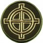 Gun sight gunsight zodiac symbol weapon firearm applique iron-on patch S-243