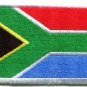 Flag of South Africa applique iron-on patch med S-108
