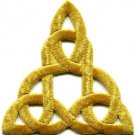 Celtic knot Irish goth biker tattoo retro magick applique iron-on patch S-500
