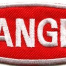 Danger sign signal warning caution alert applique iron-on badge patch new S-639