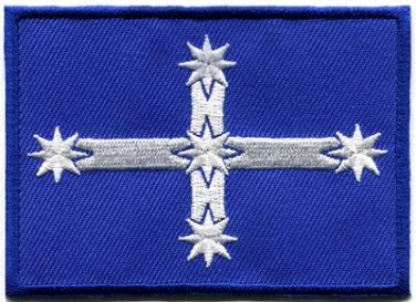 Southern Cross flag Eureka Australia applique iron-on patch new S-787