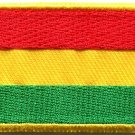 Flag of Bolivia Bolivian South America Peru applique iron-on patch Medium S-814
