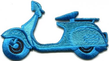 Motor scooter motorcycle cycle bike motorbike applique iron-on patch new S-368