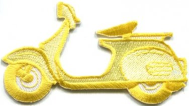 Motor scooter motorcycle cycle bike motorbike applique iron-on patch new S-373