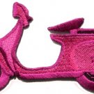 Motor scooter motorcycle cycle bike motorbike applique iron-on patch new S-370