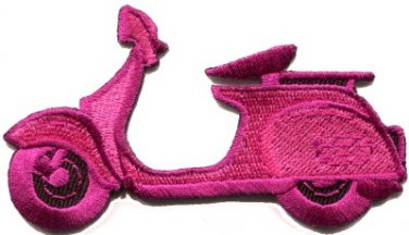 Motor scooter motorcycle cycle bike motorbike applique iron-on patch new S-370