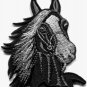 Horse colt bronco filly mustang pony stallion steed applique iron-on patch S1011