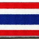 Flag of Thailand Thai Bangkok Siam Siamese applique iron-on patch Medium S-106