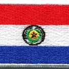 Flag of Paraguay South American America applique iron-on patch new Medium S-778