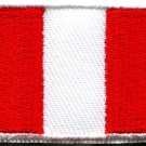 Flag of Peru Peruvian South America applique iron-on patch new Medium S-774