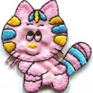 Cute kitty cat kitten feline retro applique iron-on patch new S-557