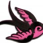 Bird tattoo swallow dove swiftlet sparrow biker applique iron-on patch new S-594