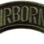 Airborne army rangers military insignia biker applique iron-on patch new S-1074