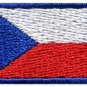 Flag of Czech Republic Czechoslovakia sew applique iron-on patch Small S-1007