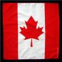 Canadian Canada flag bandana handkerchief headwrap head wrap biker 20X20 in. new
