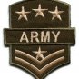 Army military insignia embroidered iron-on patch S-89