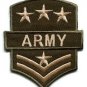 Army military insignia embroidered iron-on patch S-89