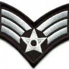 Army military insignia rank war biker retro applique iron-on patch new S-524