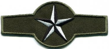 Army navy military insignia rank war biker retro applique iron-on patch S-709