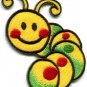 Caterpillar worm insect bug retro kids fun applique iron-on patch new S-188