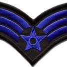 Army military insignia rank war biker retro applique iron-on patch new S-491