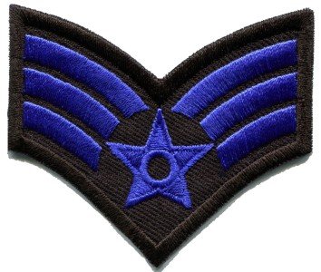 Army military insignia rank war biker retro applique iron-on patch new S-491