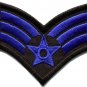 Army military insignia rank war biker retro applique iron-on patch new S-491