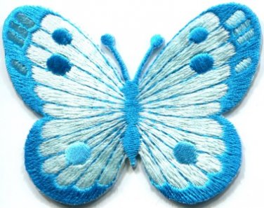 Butterfly insect boho hippie retro love peace applique iron-on patch new S-509