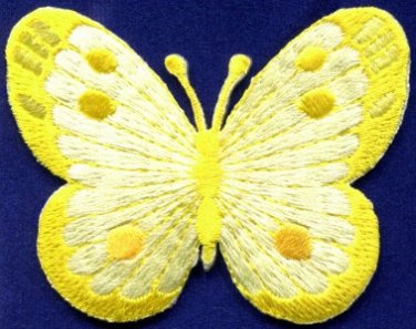Butterfly insect boho hippie retro love peace applique iron-on patch new S-515