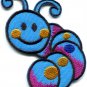 Caterpillar worm insect bug retro kids fun applique iron-on patch new S-701