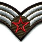 Army navy military insignia rank war biker retro applique iron-on patch S-704