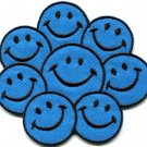 Flower power smiley face boho hippie retro love applique iron-on patch new S-717